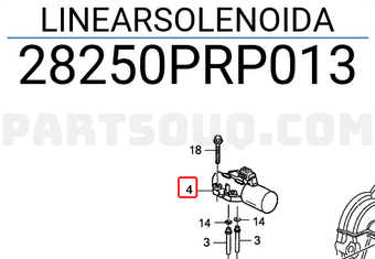 Honda 28250PRP013 LINEARSOLENOIDA
