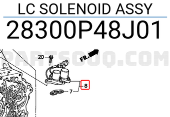 Honda 28300P48J01 LC SOLENOID ASSY