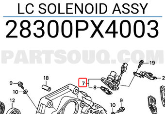 Honda 28300PX4003 LC SOLENOID ASSY