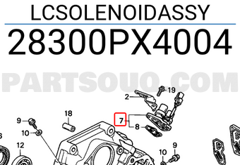Honda 28300PX4004 LCSOLENOIDASSY