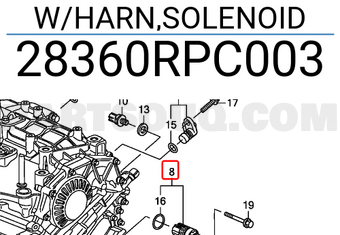 Honda 28360RPC003 W/HARN,SOLENOID