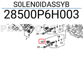 Honda 28500P6H003 S0LEN0IDASSYB