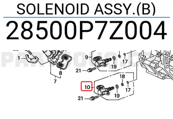 Honda 28500P7Z004 SOLENOID ASSY.(B)