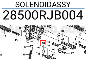 Honda 28500RJB004 SOLENOIDASSY
