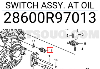 Honda 28600R97013 SWITCH ASSY. AT OIL