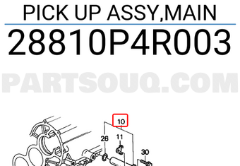 Honda 28810P4R003 PICK UP ASSY,MAIN