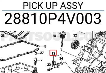 Honda 28810P4V003 PICK UP ASSY