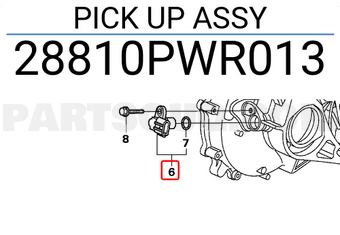 Honda 28810PWR013 PICK UP ASSY