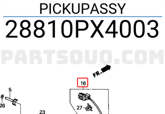 Honda 28810PX4003 PICKUPASSY