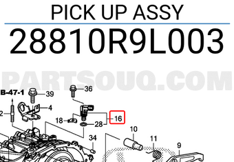 Honda 28810R9L003 PICK UP ASSY