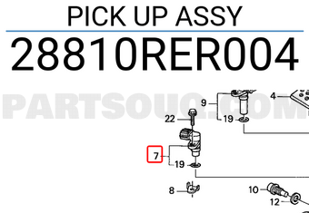 Honda 28810RER004 PICK UP ASSY