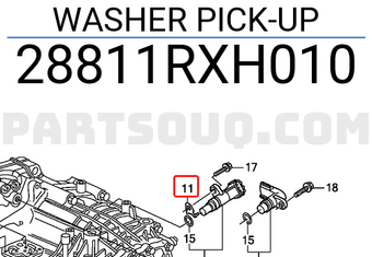 Honda 28811RXH010 WASHER PICK-UP