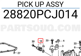 Honda 28820PCJ014 PICK UP ASSY