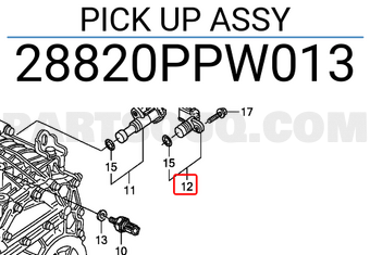 Honda 28820PPW013 PICK UP ASSY
