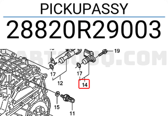 Honda 28820R29003 PICKUPASSY