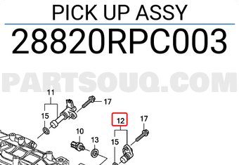 Honda 28820RPC003 PICK UP ASSY