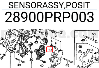 Honda 28900PRP003 SENSORASSY,POSIT