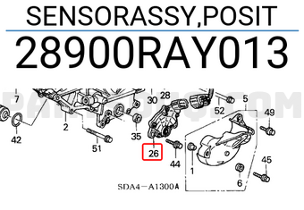 Honda 28900RAY013 SENSORASSY,POSIT