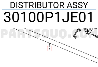 Honda 30100P1JE01 DISTRIBUTOR ASSY