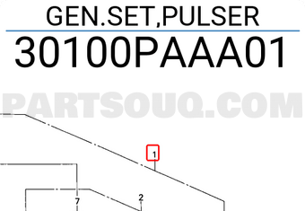 Honda 30100PAAA01 GEN.SET,PULSER
