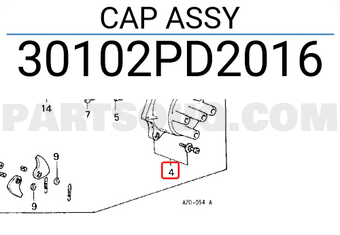 Honda 30102PD2016 CAP ASSY