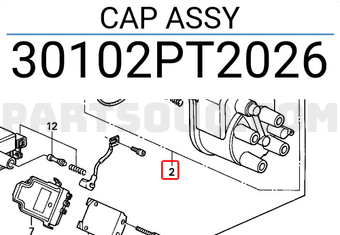 Honda 30102PT2026 CAP ASSY