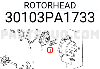 Honda 30103PA1733 ROTORHEAD