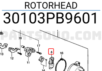 Honda 30103PB9601 ROTORHEAD