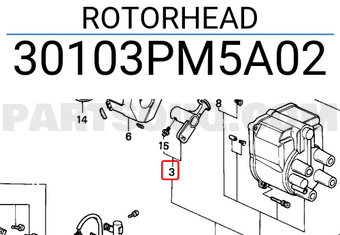 Honda 30103PM5A02 ROTORHEAD