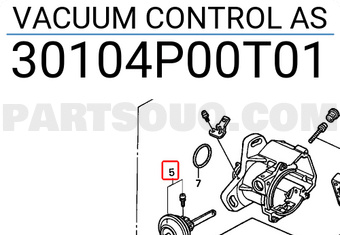 Honda 30104P00T01 VACUUM CONTROL AS