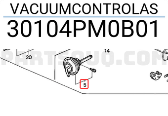 Honda 30104PM0B01 VACUUMCONTROLAS