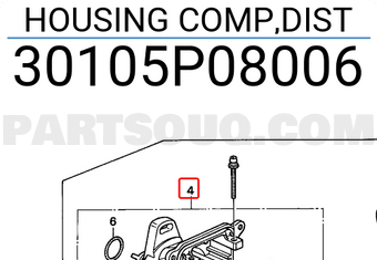 Honda 30105P08006 HOUSING COMP,DIST