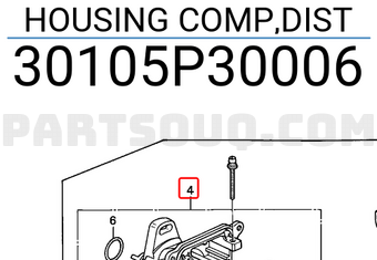 Honda 30105P30006 HOUSING COMP,DIST
