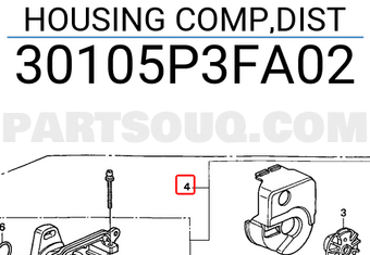 Honda 30105P3FA02 HOUSING COMP,DIST