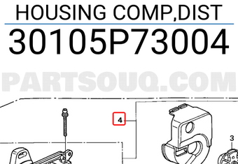 Honda 30105P73004 HOUSING COMP,DIST