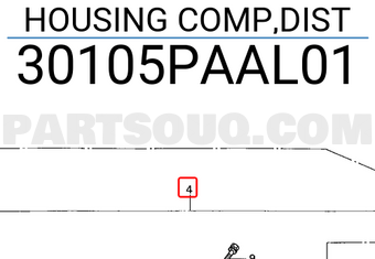 Honda 30105PAAL01 HOUSING COMP,DIST