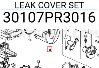 Honda 30107PR3016 LEAK COVER SET