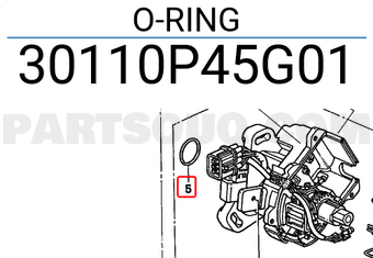 Honda 30110P45G01 O-RING