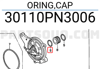 Honda 30110PN3006 ORING,CAP