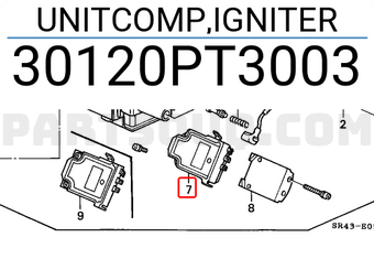 Honda 30120PT3003 UNITCOMP,IGNITER