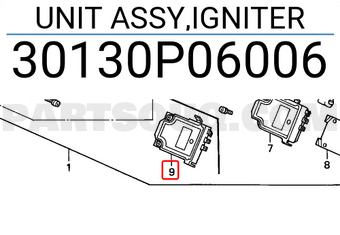 Honda 30130P06006 UNIT ASSY,IGNITER