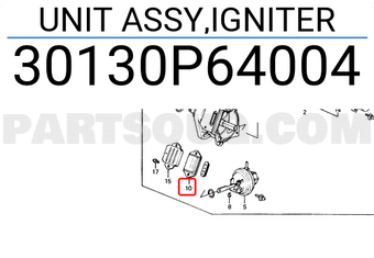 Honda 30130P64004 UNIT ASSY,IGNITER