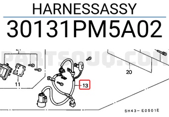 Honda 30131PM5A02 HARNESSASSY