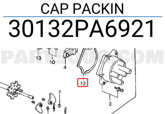 Honda 30132PA6921 CAP PACKIN