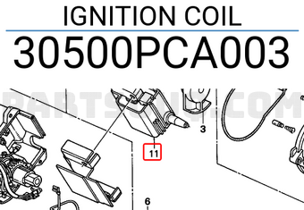 Honda 30500PCA003 IGNITION COIL