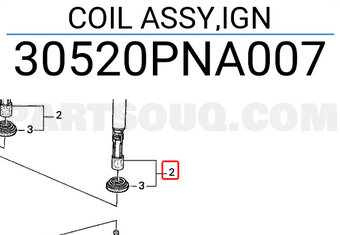 Honda 30520PNA007 COIL ASSY,IGN