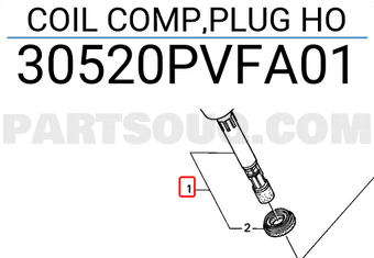 Honda 30520PVFA01 COIL COMP,PLUG HO