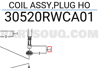 Honda 30520RWCA01 COIL ASSY,PLUG HO