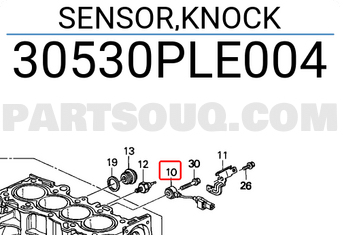 Honda 30530PLE004 SENSOR,KNOCK