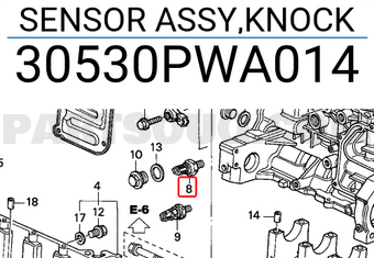 Honda 30530PWA014 SENSOR ASSY,KNOCK